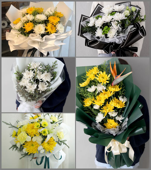 陕西西安市鄠邑区庞光镇白事花束代送